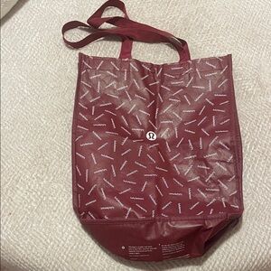 Lululemon Athletica Burgundy Tote Bag